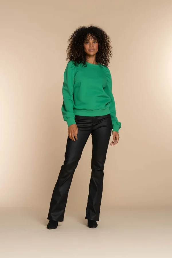 Vrouwen Geisha Fashion Geisha Dames Flared Jeans 31543-10 Zwart