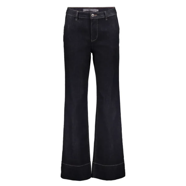 Vrouwen Geisha Fashion Geisha Dames Flared Jeans 31802-10 Dark Blue Denim
