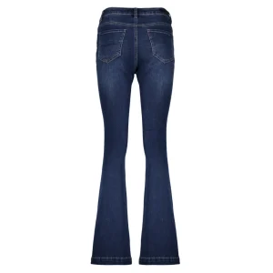 Vrouwen Geisha Fashion Geisha Dames Flared Jeans Met Stretch 31501-10 Mid Blue Denim