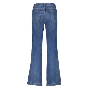 Vrouwen Geisha Fashion Geisha Dames Flared Jeans 31883-42 Mid Blue Denim