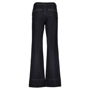 Vrouwen Geisha Fashion Geisha Dames Flared Jeans 31802-10 Dark Blue Denim