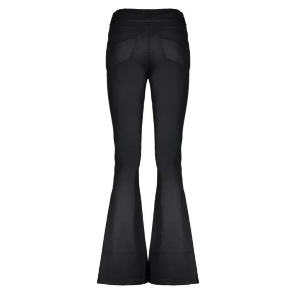 Vrouwen Geisha Fashion Geisha Dames Flared Jeans 31543-10 Zwart