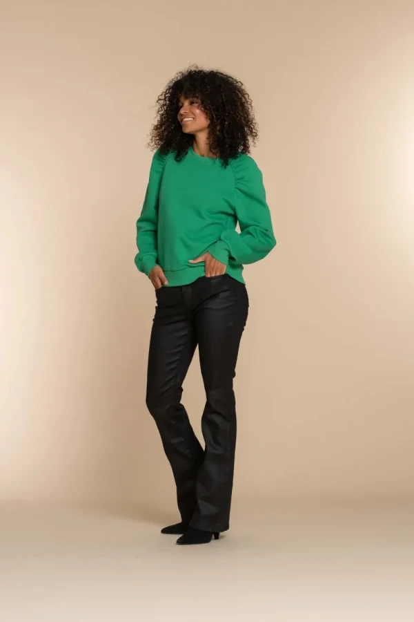 Vrouwen Geisha Fashion Geisha Dames Flared Jeans 31543-10 Zwart