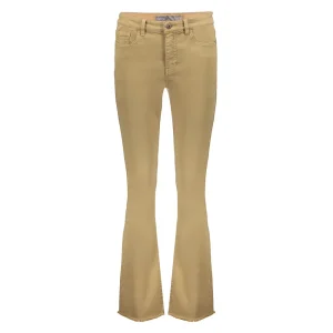 Vrouwen Geisha Fashion Geisha Dames Flared Jog Jeans 31542-10 Dark Sand