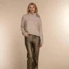 Vrouwen Geisha Fashion Geisha Dames Flared Metallic Jeans 31815-10 Gold