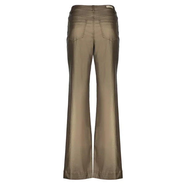 Vrouwen Geisha Fashion Geisha Dames Flared Metallic Jeans 31815-10 Gold