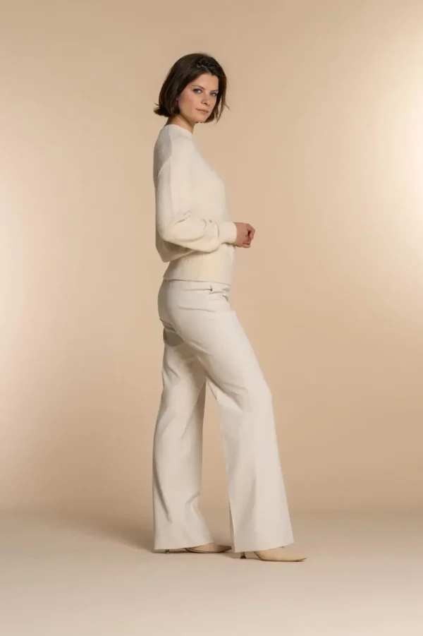 Vrouwen Geisha Fashion Geisha Dames Fluffy Trui 34546-29 Off-White