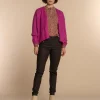 Vrouwen Geisha Fashion Geisha Dames Gebreid Basic Vest 34577-70 Roze