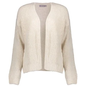 Vrouwen Geisha Fashion Geisha Dames Gebreid Basic Vest 34577-70 Greige