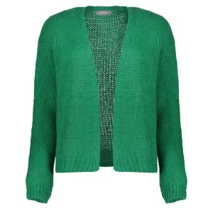 Vrouwen Geisha Fashion Geisha Dames Gebreid Basic Vest 34577-70 Groen