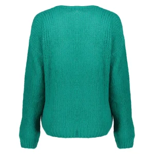 Vrouwen Geisha Fashion Geisha Dames Gebreid Basic Vest 34577-70 Emerald