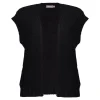 Vrouwen Geisha Fashion Geisha Dames Gebreid Gilet 34541-29 Zwart
