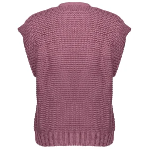 Vrouwen Geisha Fashion Geisha Dames Gebreid Gilet 34541-29 Mauve