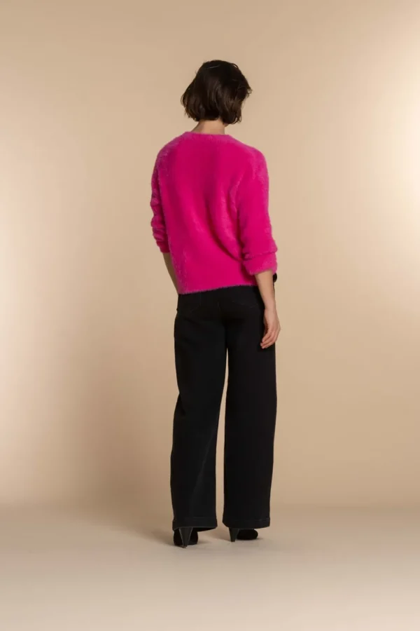 Vrouwen Geisha Fashion Geisha Dames Gebreide Fluffy Trui 34506-10 Roze