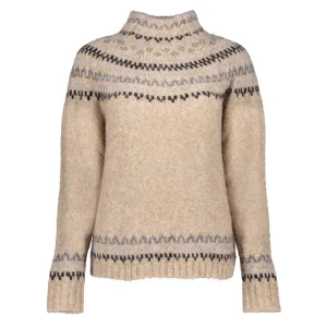 Vrouwen Geisha Fashion Geisha Dames Gebreide Nordic Trui 34821-10 Sand