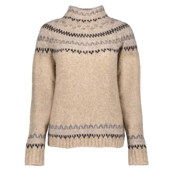 Vrouwen Geisha Fashion Geisha Dames Gebreide Nordic Trui 34821-10 Sand