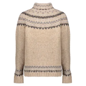 Vrouwen Geisha Fashion Geisha Dames Gebreide Nordic Trui 34821-10 Sand