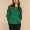 Vrouwen Geisha Fashion Geisha Dames Gebreide Trui 34505-10 Groen