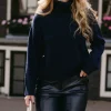 Vrouwen Geisha Fashion Geisha Dames Gebreide Trui 34513-10 Navy