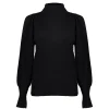 Vrouwen Geisha Fashion Geisha Dames Gebreide Trui Met Pofmouwen 34587-14 Zwart