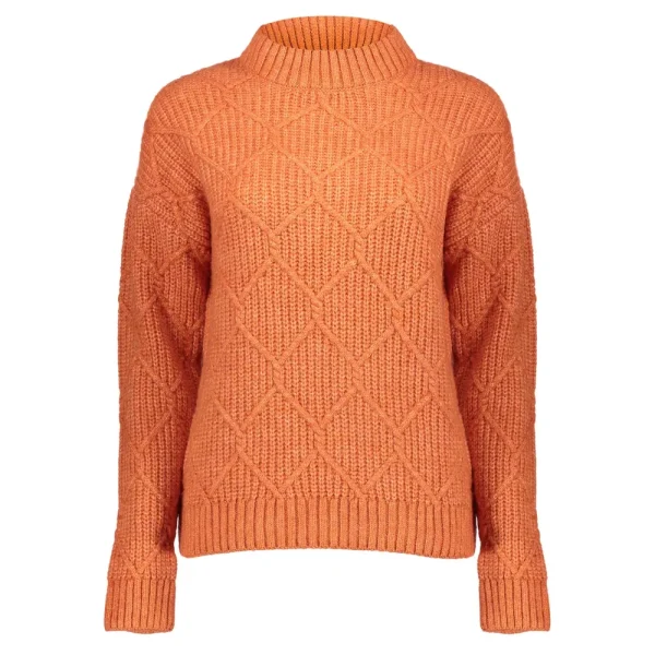 Vrouwen Geisha Fashion Geisha Dames Gebreide Trui Met Ruit 34830-23 Apricot