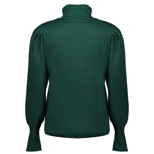 Vrouwen Geisha Fashion Geisha Dames Gebreide Trui Met Pofmouwen 34587-14 Forest Green