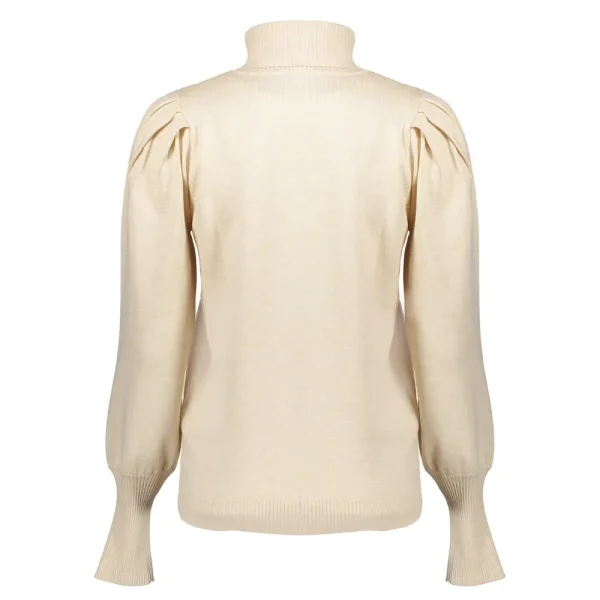 Vrouwen Geisha Fashion Geisha Dames Gebreide Trui Met Pofmouwen 34587-14 Light Sand