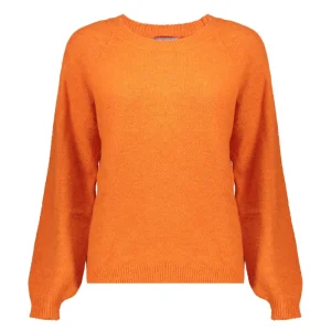Vrouwen Geisha Fashion Geisha Dames Gebreide Uni Trui 34851-70 Oranje