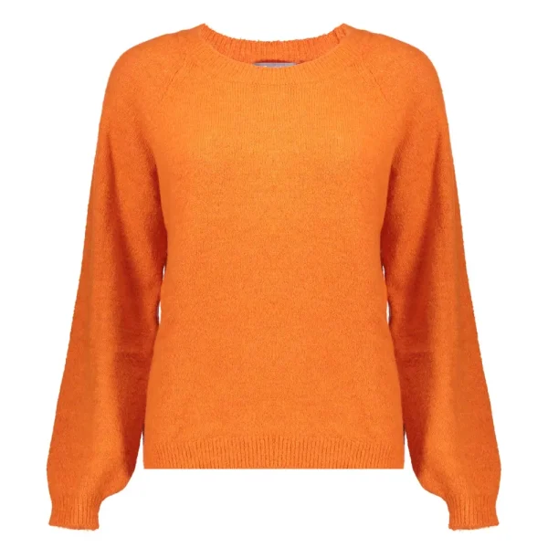 Vrouwen Geisha Fashion Geisha Dames Gebreide Uni Trui 34851-70 Oranje