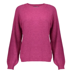 Vrouwen Geisha Fashion Geisha Dames Gebreide Uni Trui 34851-70 Fuchsia