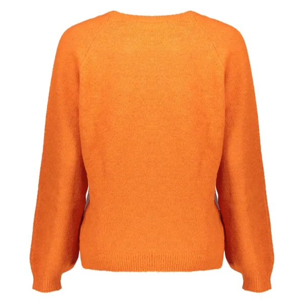 Vrouwen Geisha Fashion Geisha Dames Gebreide Uni Trui 34851-70 Oranje