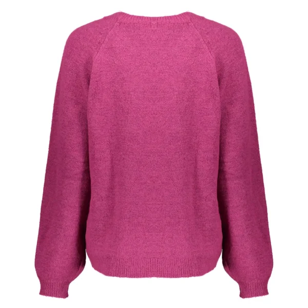 Vrouwen Geisha Fashion Geisha Dames Gebreide Uni Trui 34851-70 Fuchsia