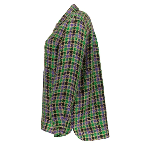 Vrouwen Geisha Fashion Geisha Dames Geruit Blouse Jasje 33684-20 Groen