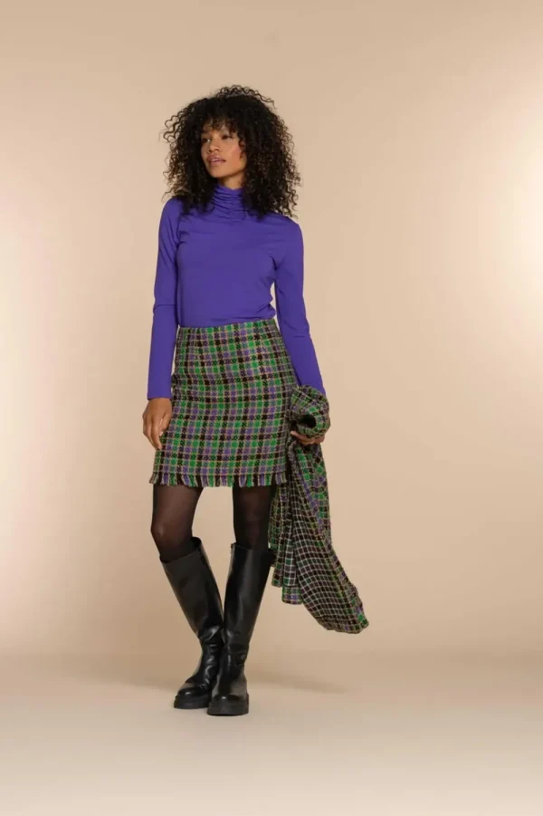 Vrouwen Geisha Fashion Geisha Dames Geruite Kokerrok 36550-20 Groen