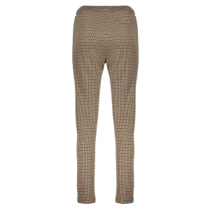 Vrouwen Geisha Fashion Geisha Dames Geruite Slim Fit Pantalon 31552-60 Sand