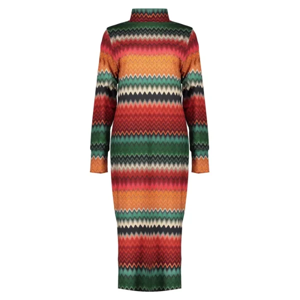 Vrouwen Geisha Fashion Geisha Dames Gestreepte Jurk 37625-20 Groen