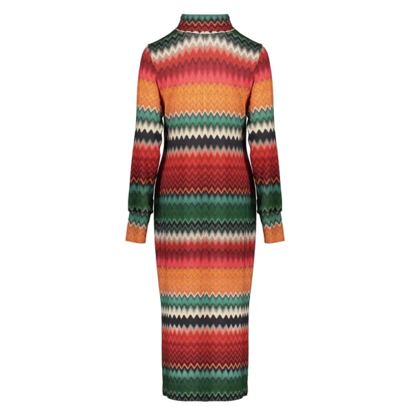 Vrouwen Geisha Fashion Geisha Dames Gestreepte Jurk 37625-20 Groen