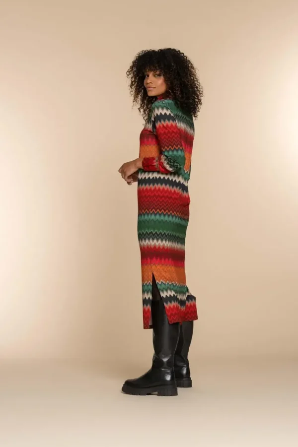 Vrouwen Geisha Fashion Geisha Dames Gestreepte Jurk 37625-20 Groen