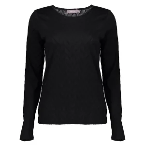Vrouwen Geisha Fashion Geisha Dames Gestreepte Top 32526-26 Zwart