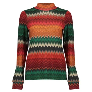 Vrouwen Geisha Fashion Geisha Dames Gestreepte Top 32360-20 Groen