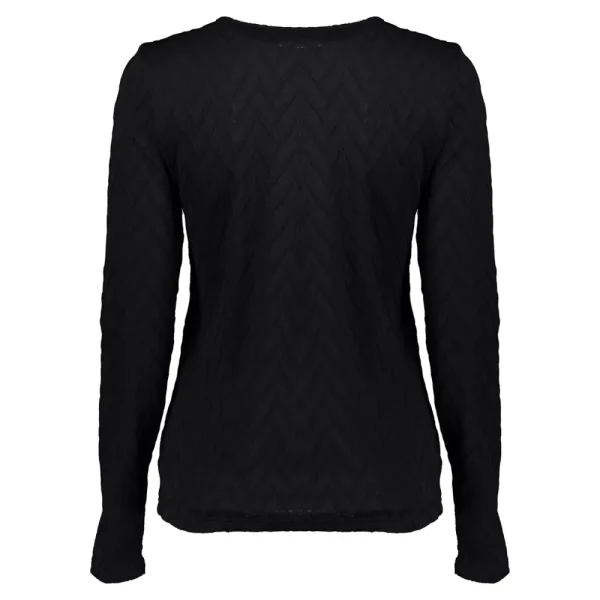 Vrouwen Geisha Fashion Geisha Dames Gestreepte Top 32526-26 Zwart