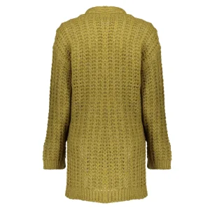 Vrouwen Geisha Fashion Geisha Dames Grof Gebreid Vest 34570-70 Cactus