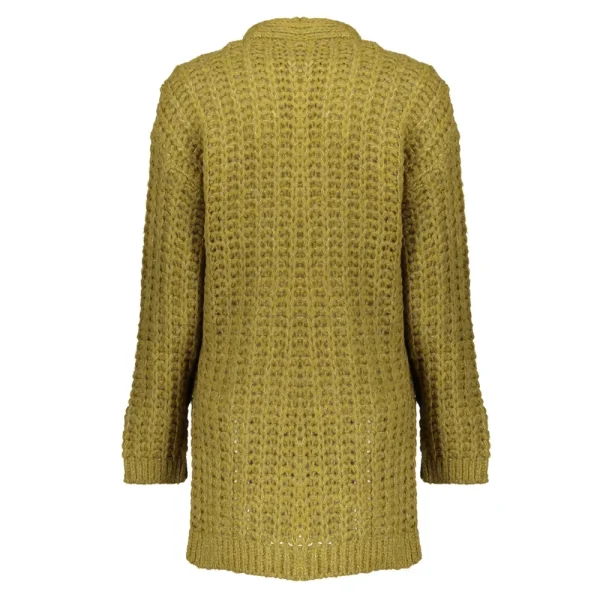 Vrouwen Geisha Fashion Geisha Dames Grof Gebreid Vest 34570-70 Cactus