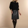 Vrouwen Geisha Fashion Geisha Dames Grofgebreide Trui 34553-70 Zwart