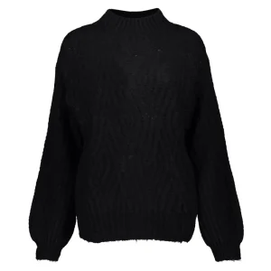 Vrouwen Geisha Fashion Geisha Dames Grofgebreide Trui 34553-70 Zwart