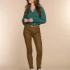 Vrouwen Geisha Fashion Geisha Dames Jogg Skinny Jeans 31538-10 Camel