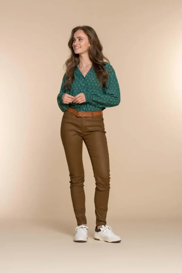 Vrouwen Geisha Fashion Geisha Dames Jogg Skinny Jeans 31538-10 Camel