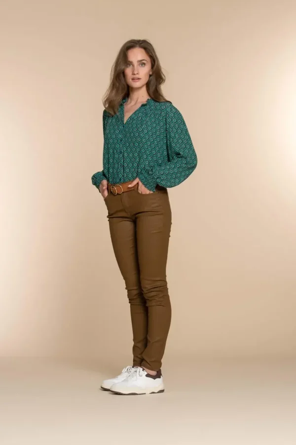 Vrouwen Geisha Fashion Geisha Dames Jogg Skinny Jeans 31538-10 Camel