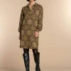 Vrouwen Geisha Fashion Geisha Dames Jurk Met Print 37613-20 Zwart