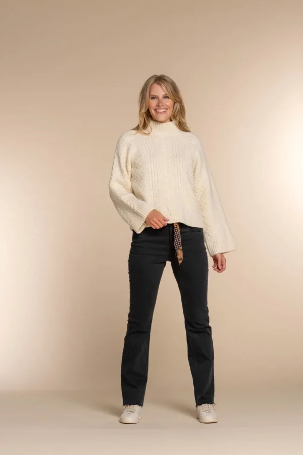 Vrouwen Geisha Fashion Geisha Dames Kabeltrui 34882-43 Off-White